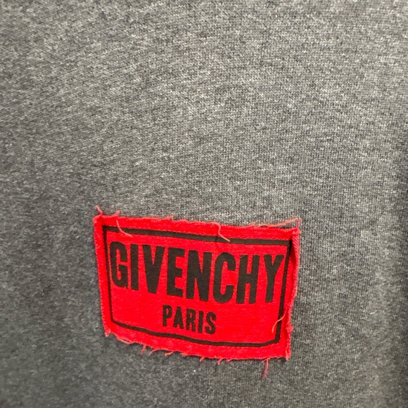 Givenchy Sleeves Gray Hoodie XXL Mens - Picture 3 of 9